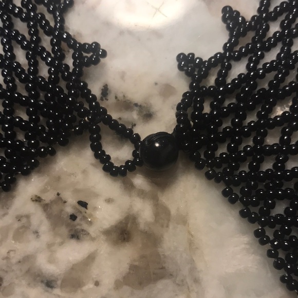 Beaded choker necklace - Picture 4 of 5